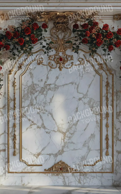 Curved Rose Arch 5’X8’ Ultracloth (60 X 96 Inch) Backdrop
