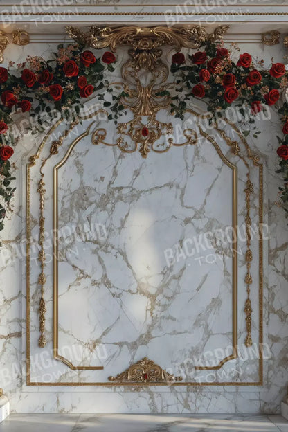 Curved Rose Arch 8’X12’ Ultracloth (96 X 144 Inch) Backdrop