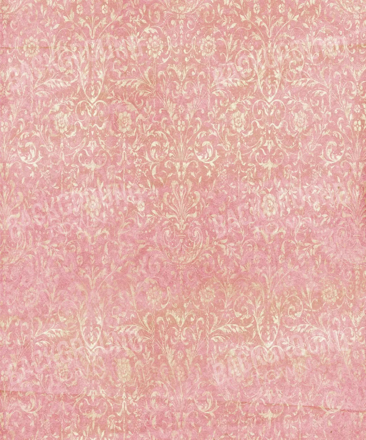 Pink Damask Backdrop for Photography