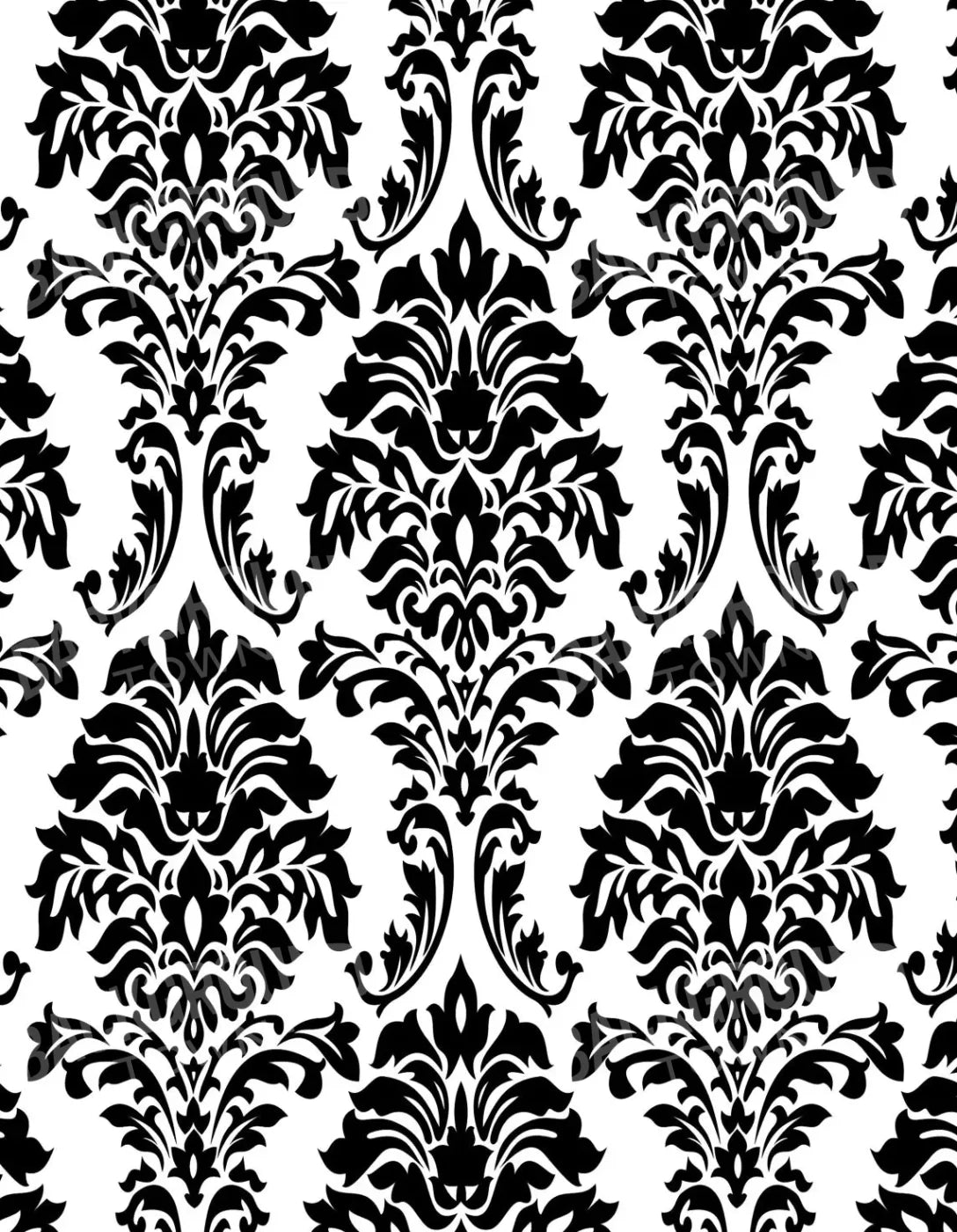 Damask 6X8 Fleece ( 72 X 96 Inch ) Backdrop