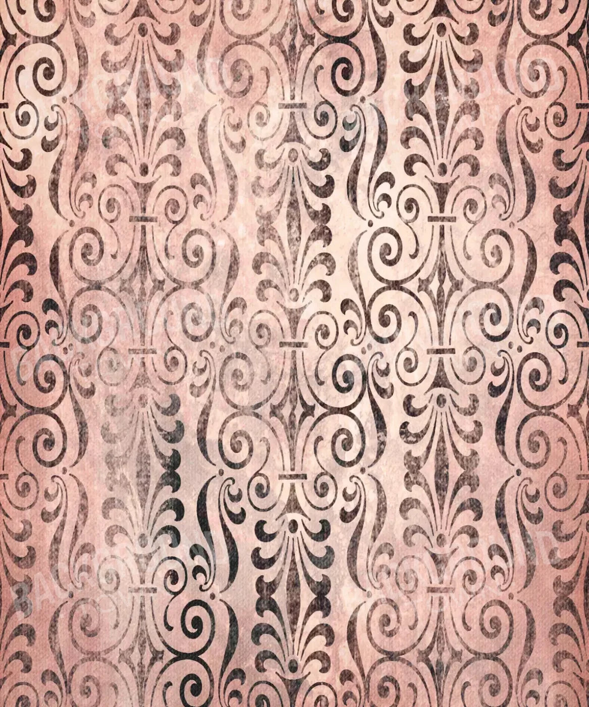 Pink Damask Backdrop for Photography