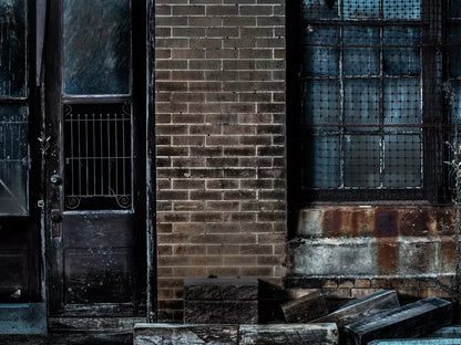 Dark Back Alley 10’X8’ Fleece (120 X 96 Inch) Backdrop