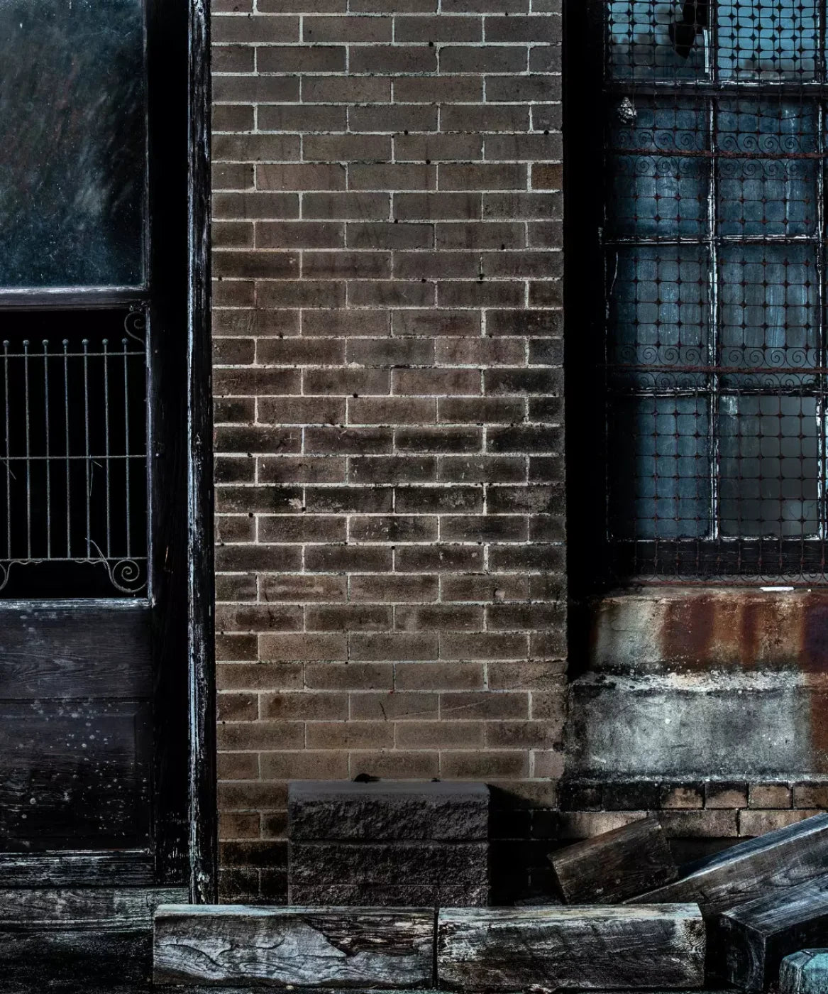 Brown Brick and Stone Backdrop for Photography