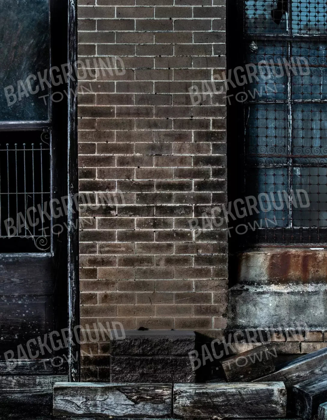 Dark Back Alley 6’X8’ Fleece (72 X 96 Inch) Backdrop