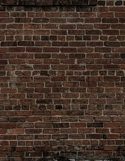 Dark Brick 6X8 Fleece ( 72 X 96 Inch ) Backdrop