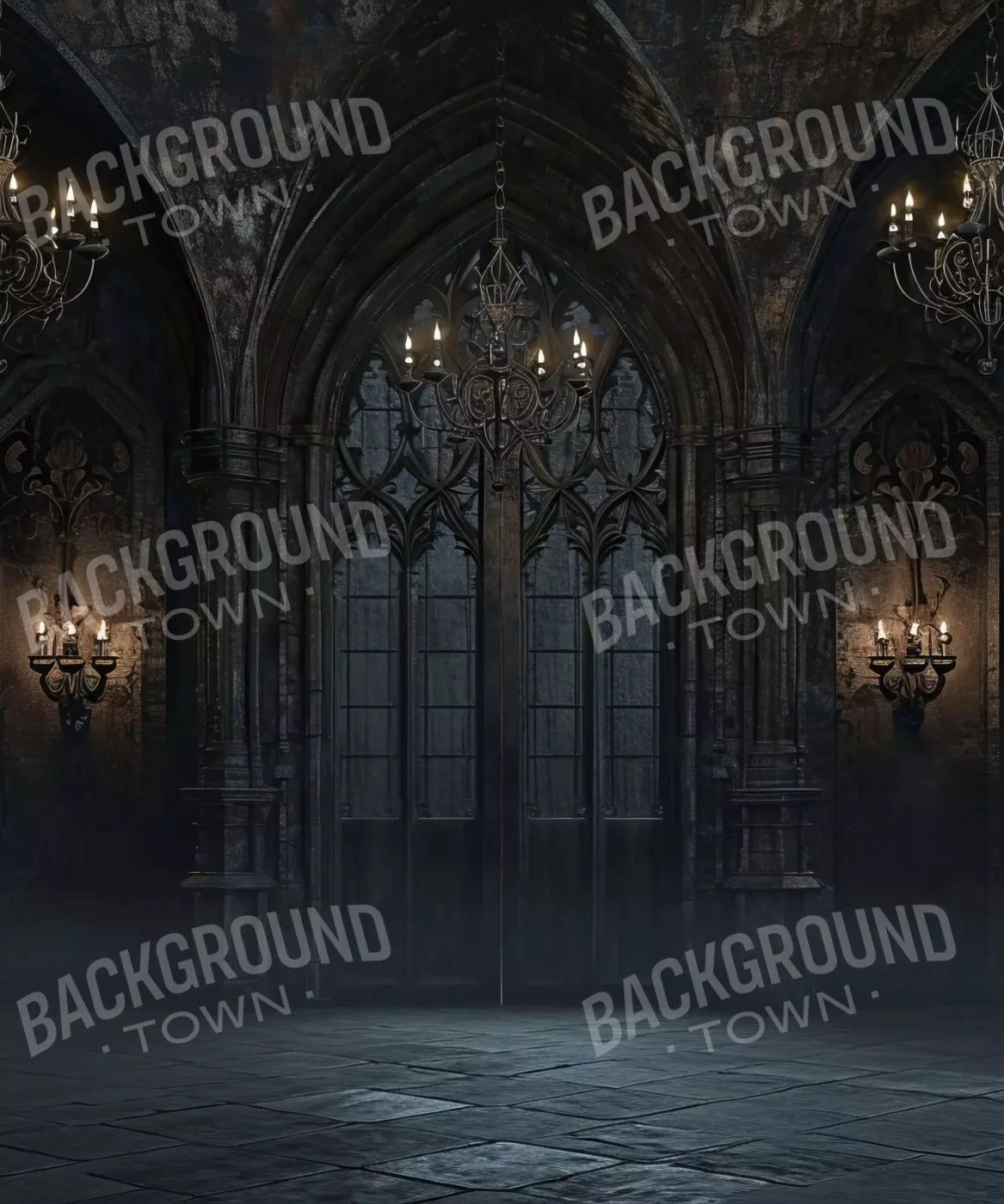 Dark Castle Great Hall 10’X12’ Ultracloth (120 X 144 Inch) Backdrop