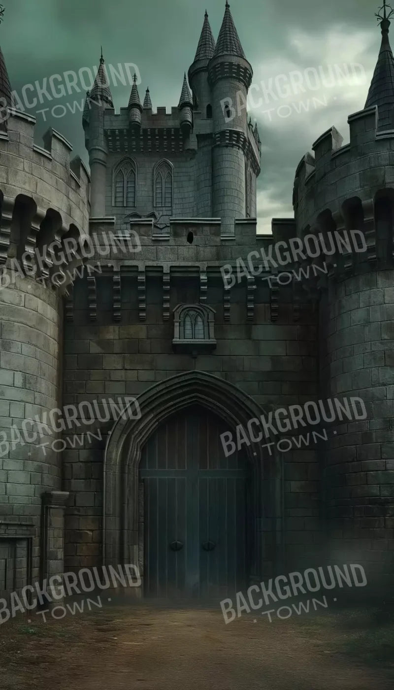Dark Fairytale Castle 8’X14’ Ultracloth (96 X 168 Inch) Backdrop