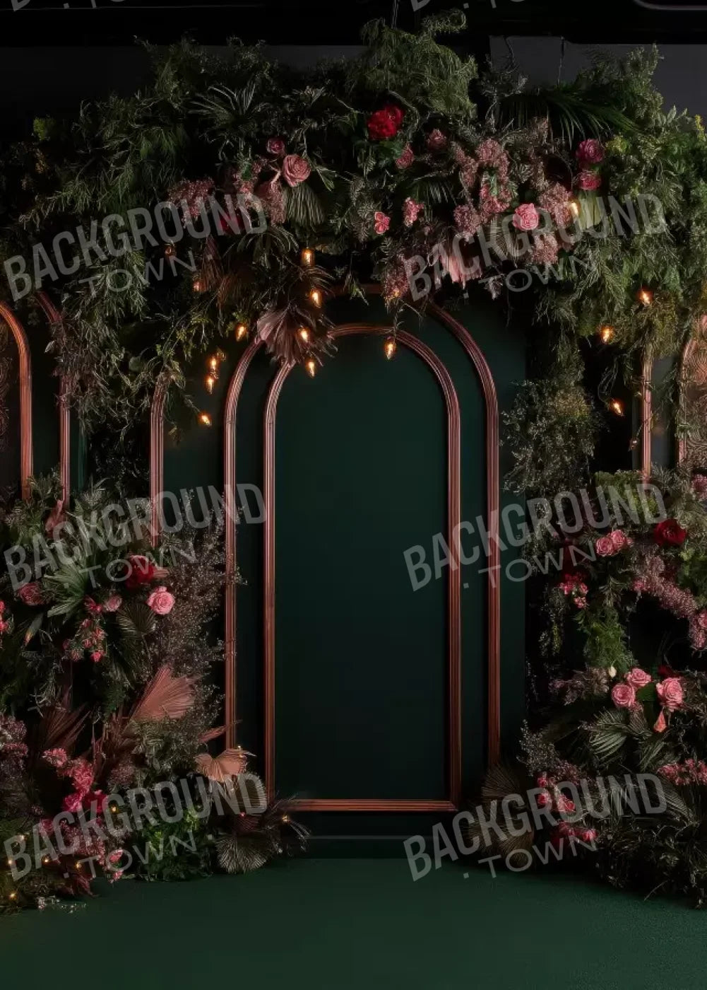 Dark Gothic Wedding Arch Ii 5’X7’ Ultracloth (60 X 84 Inch) Backdrop