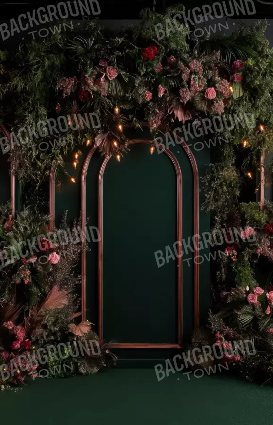 Dark Gothic Wedding Arch Ii 9’X14’ Ultracloth (108 X 168 Inch) Backdrop