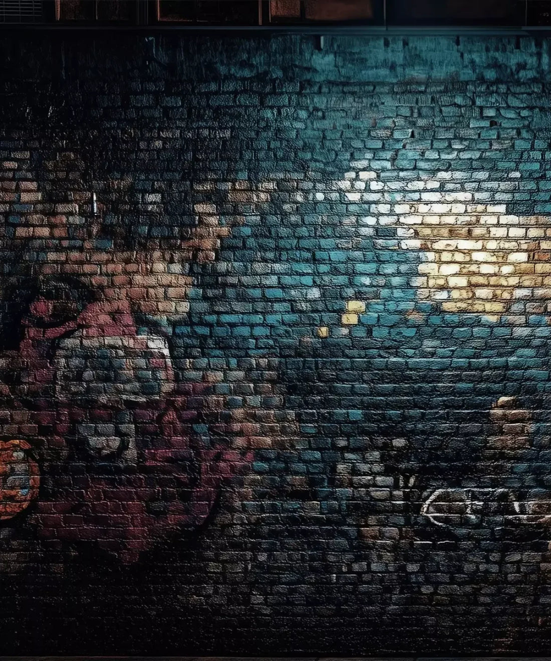 Black Graffiti Backdrop for Photography
