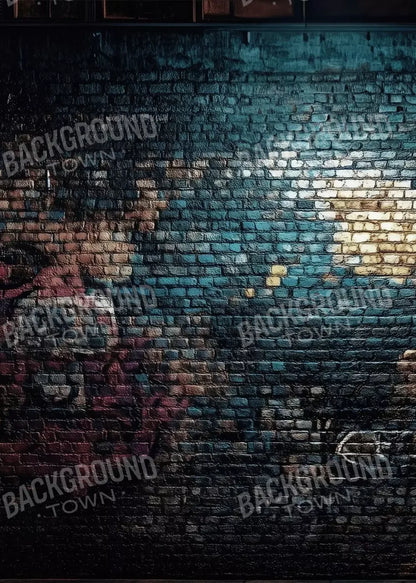Dark Graffiti Wall 5’X7’ Ultracloth (60 X 84 Inch) Backdrop