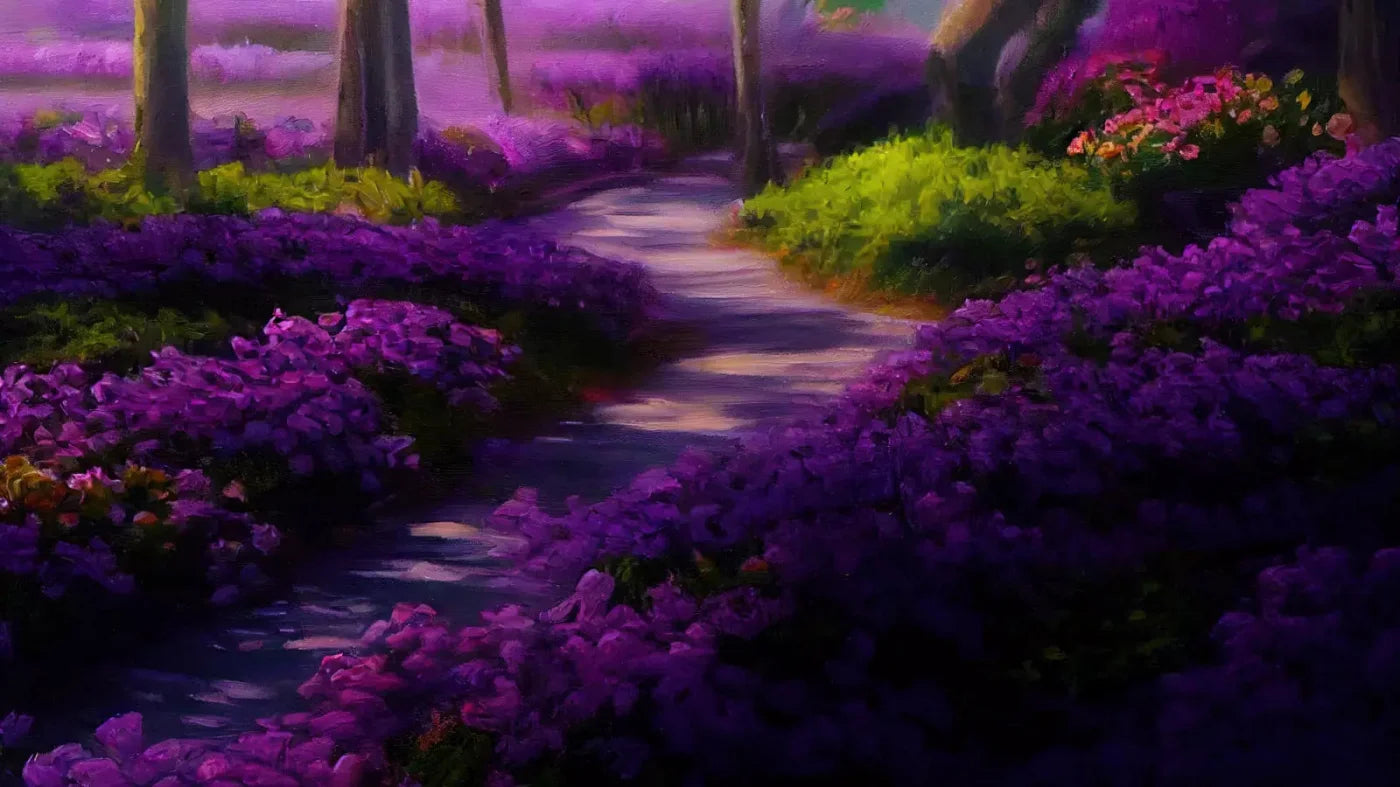 Lavendar Fields 14X8 Ultracloth ( 168 X 96 Inch ) Backdrop
