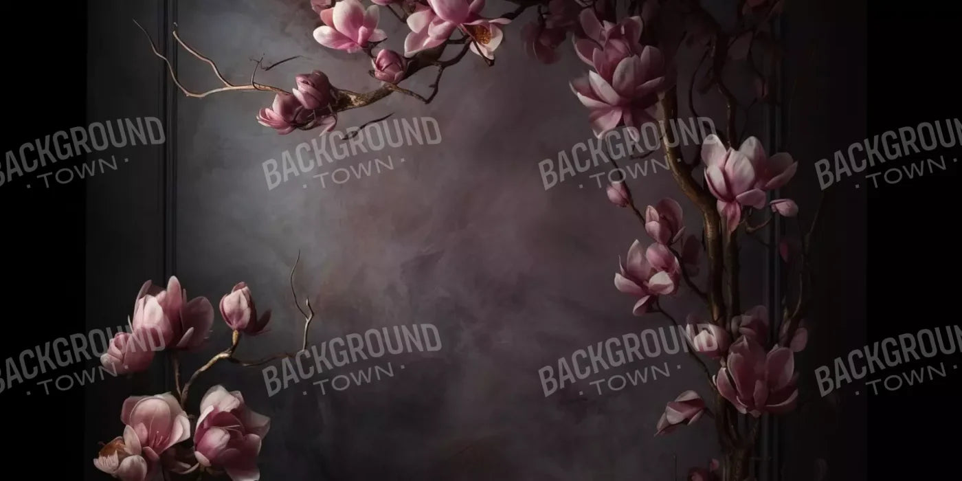 Dark Magnolia Branch 16’X8’ Ultracloth (192 X 96 Inch) Backdrop