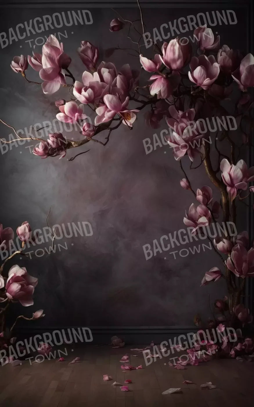 Dark Magnolia Branch 5’X8’ Ultracloth (60 X 96 Inch) Backdrop