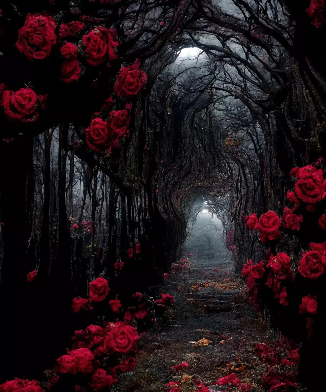 dark forest Backdrop for Photography
