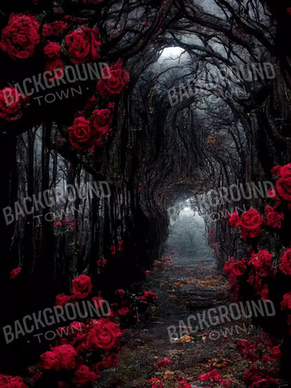 Dark Tunnel 8X10 Fleece ( 96 X 120 Inch ) Backdrop