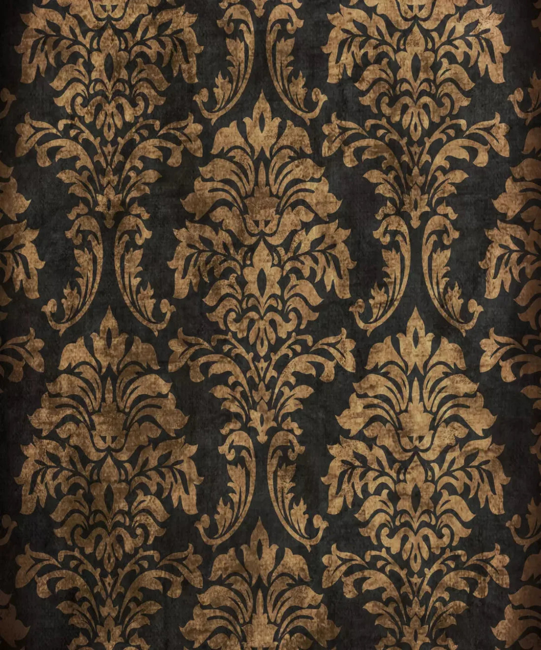Black Damask Backdrop for Photography