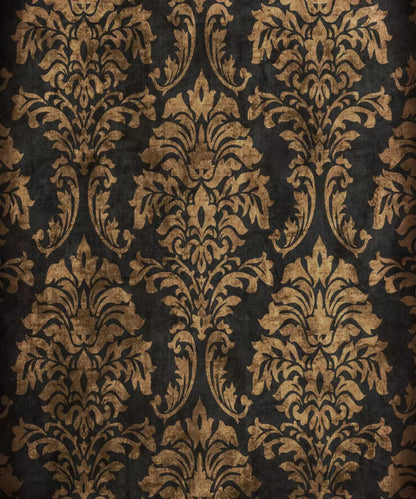 Black Damask Backdrop for Photography