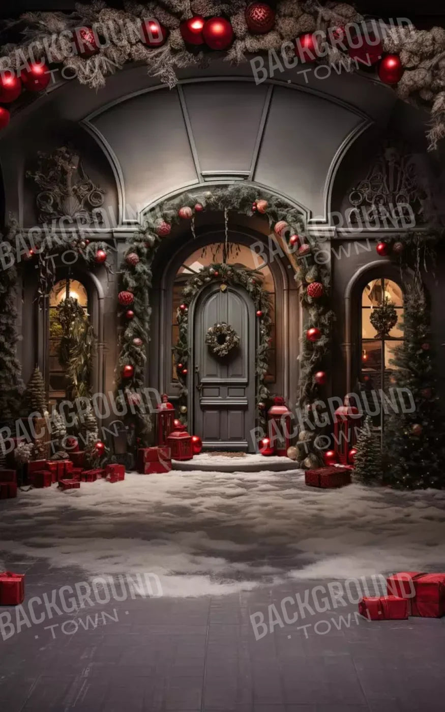 Deep Sage Christmas Ii 10’X16’ Ultracloth (120 X 192 Inch) Backdrop