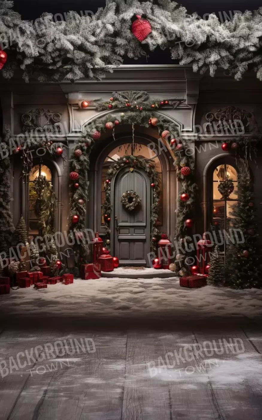 Deep Sage Christmas Iii 10’X16’ Ultracloth (120 X 192 Inch) Backdrop