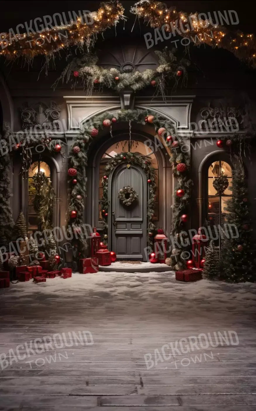 Deep Sage Christmas V 10’X16’ Ultracloth (120 X 192 Inch) Backdrop