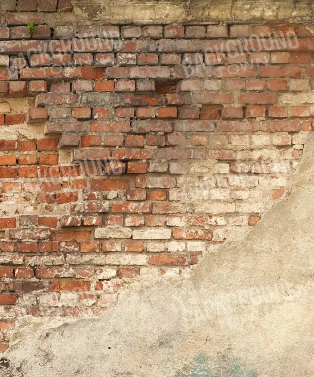 Beige Brick and Stone Backdrop for Photography