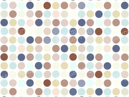 Denim Dots 10X8 Fleece ( 120 X 96 Inch ) Backdrop