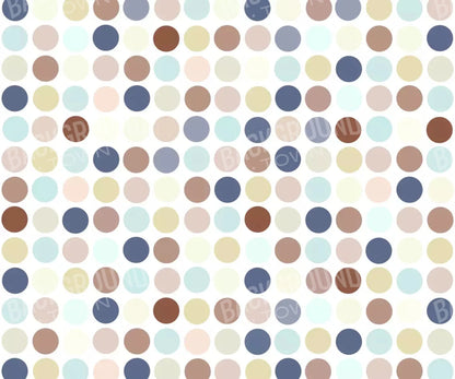 Denim Dots 5X42 Fleece ( 60 X 50 Inch ) Backdrop