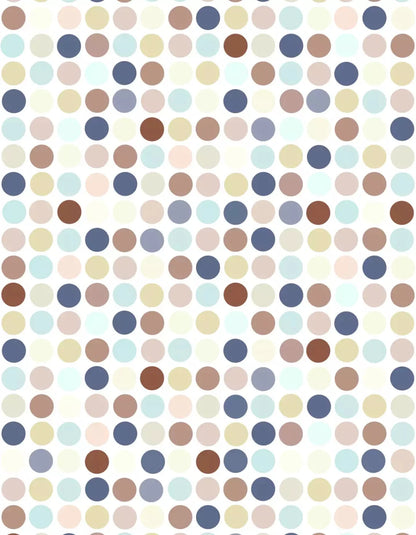 Denim Dots 6X8 Fleece ( 72 X 96 Inch ) Backdrop