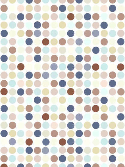 Denim Dots 8X10 Fleece ( 96 X 120 Inch ) Backdrop