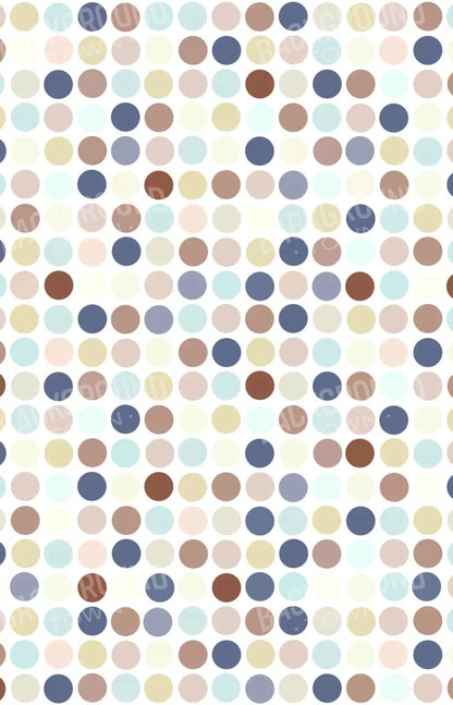 Denim Dots 8X12 Ultracloth ( 96 X 144 Inch ) Backdrop