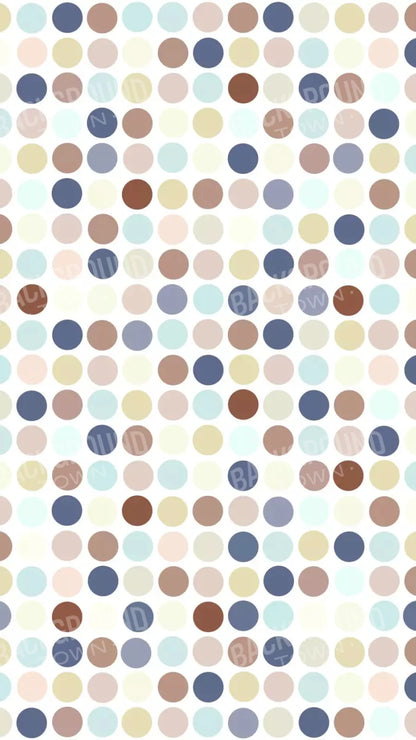Denim Dots 8X14 Ultracloth ( 96 X 168 Inch ) Backdrop