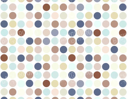Denim Dots 8X6 Fleece ( 96 X 72 Inch ) Backdrop