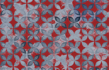 Denim Floral 12X8 Ultracloth ( 144 X 96 Inch ) Backdrop