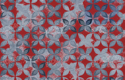Denim Floral 12X8 Ultracloth ( 144 X 96 Inch ) Backdrop