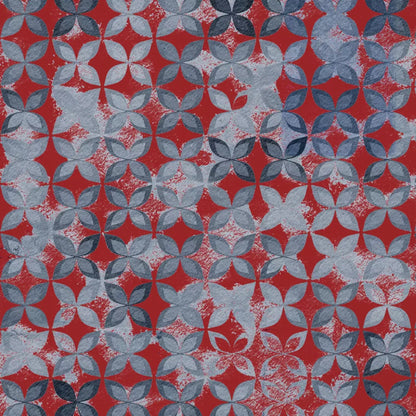 Denim Floral 8X8 Fleece ( 96 X Inch ) Backdrop