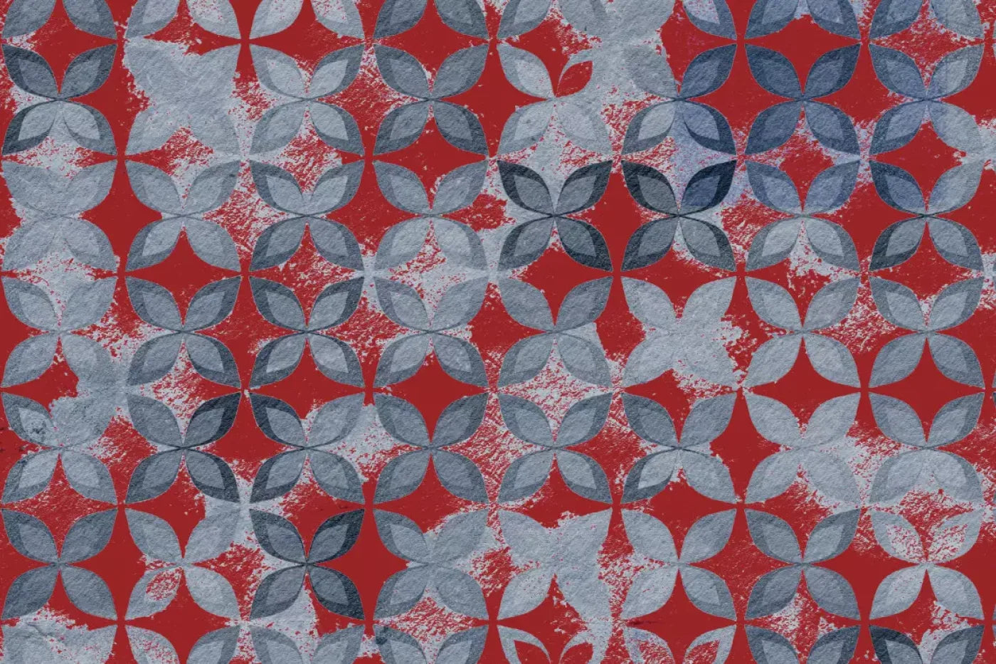 Denim Floral Backdrop