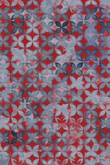 Denim Floral Backdrop