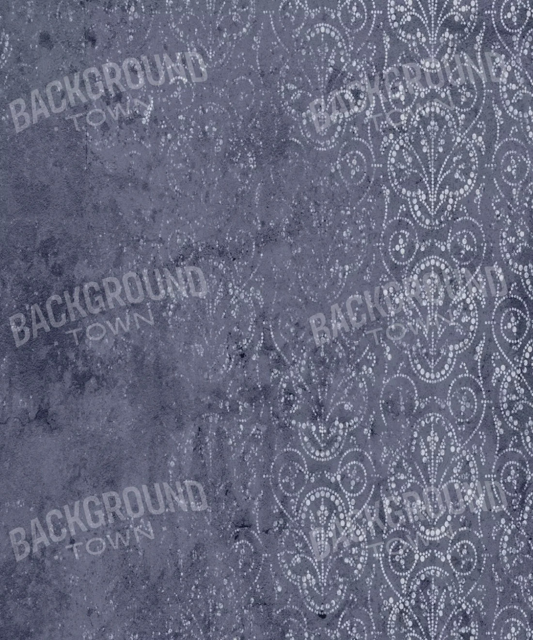 Blue Damask Backdrop for Photography