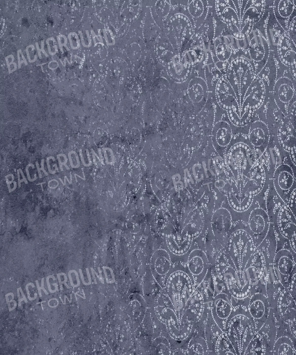 Blue Damask Backdrop for Photography