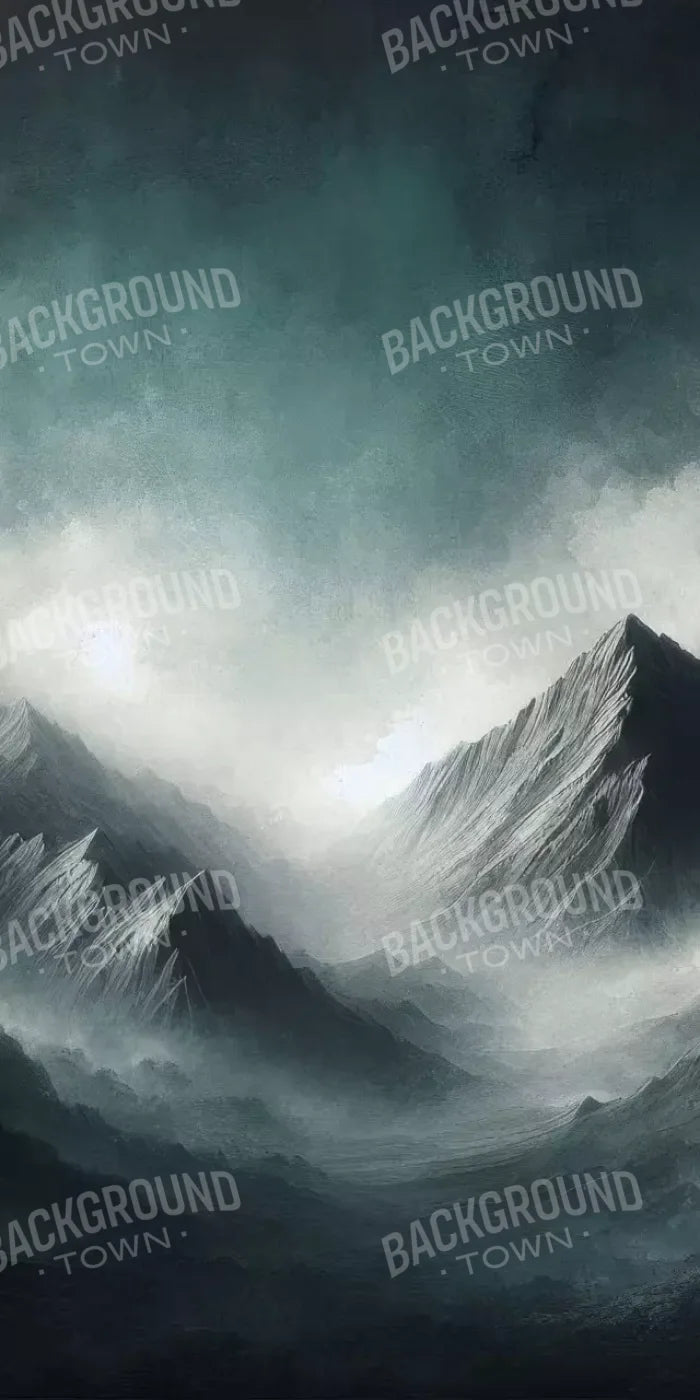 Desolate Mountains 10’X20’ Ultracloth (120 X 240 Inch) Backdrop