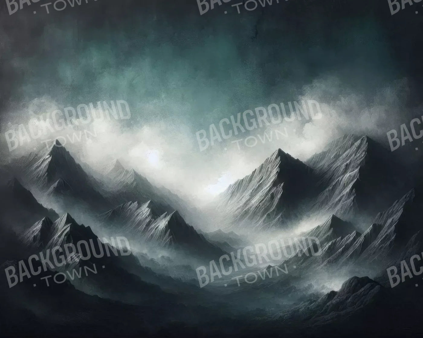 Desolate Mountains 10’X8’ Fleece (120 X 96 Inch) Backdrop