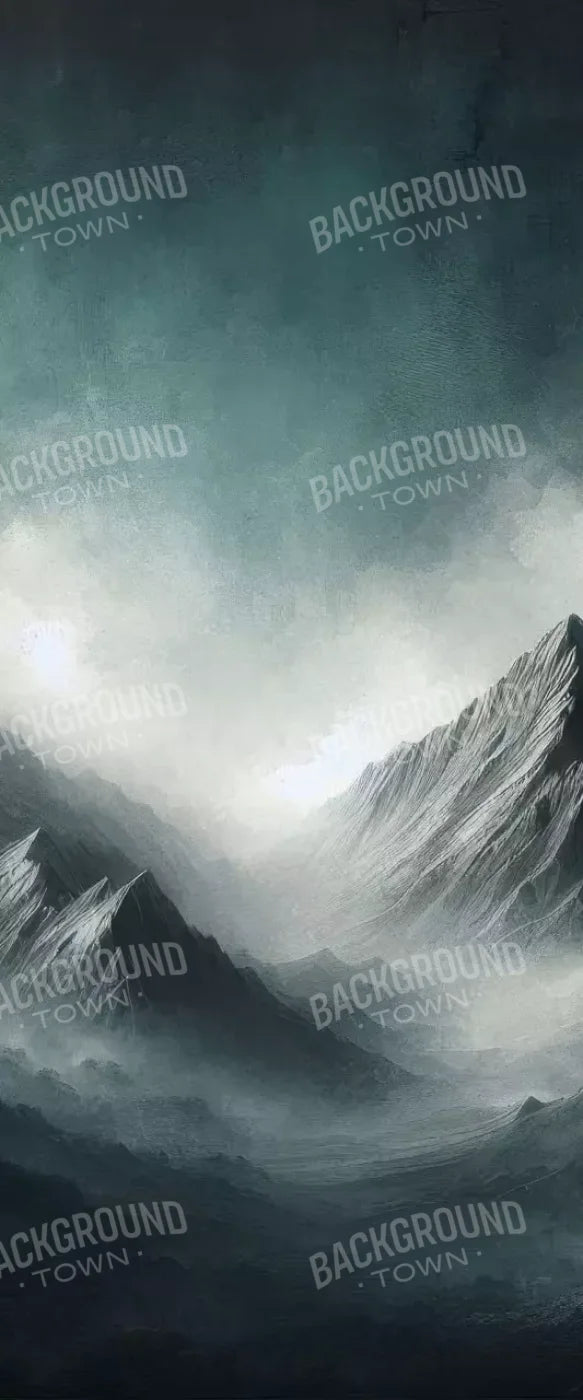 Desolate Mountains 5’X12’ Ultracloth For Westcott X-Drop (60 X 144 Inch) Backdrop