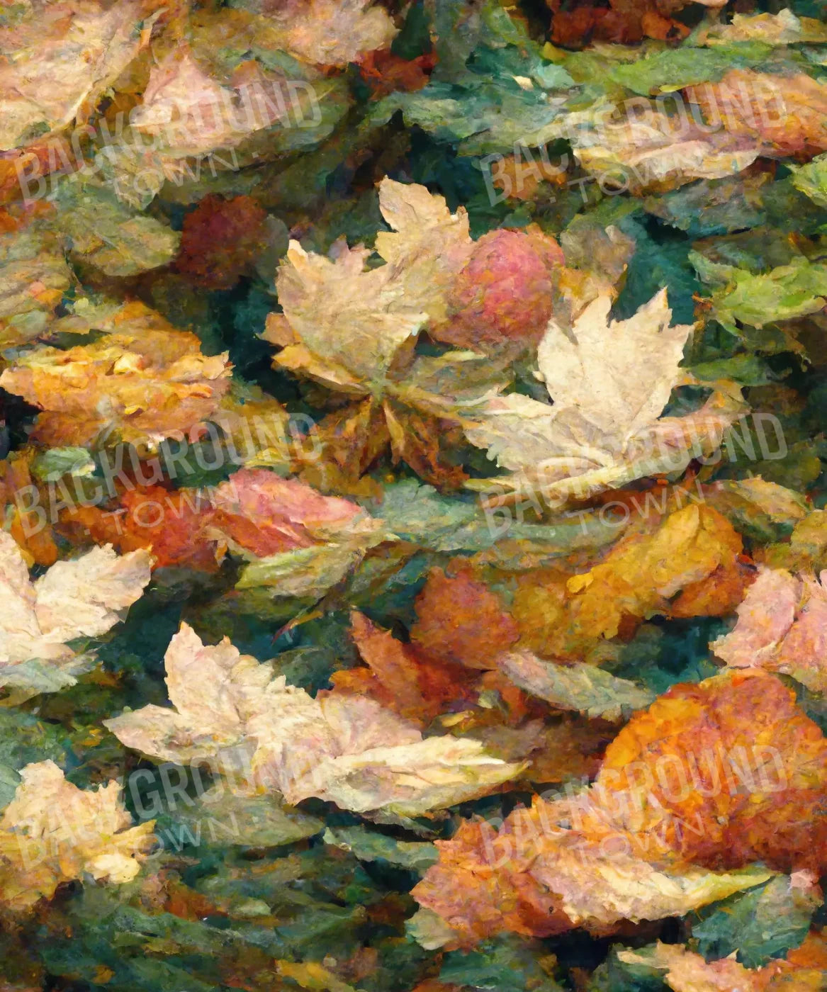 Dewy Leaves 10’X12’ Ultracloth (120 X 144 Inch) Backdrop