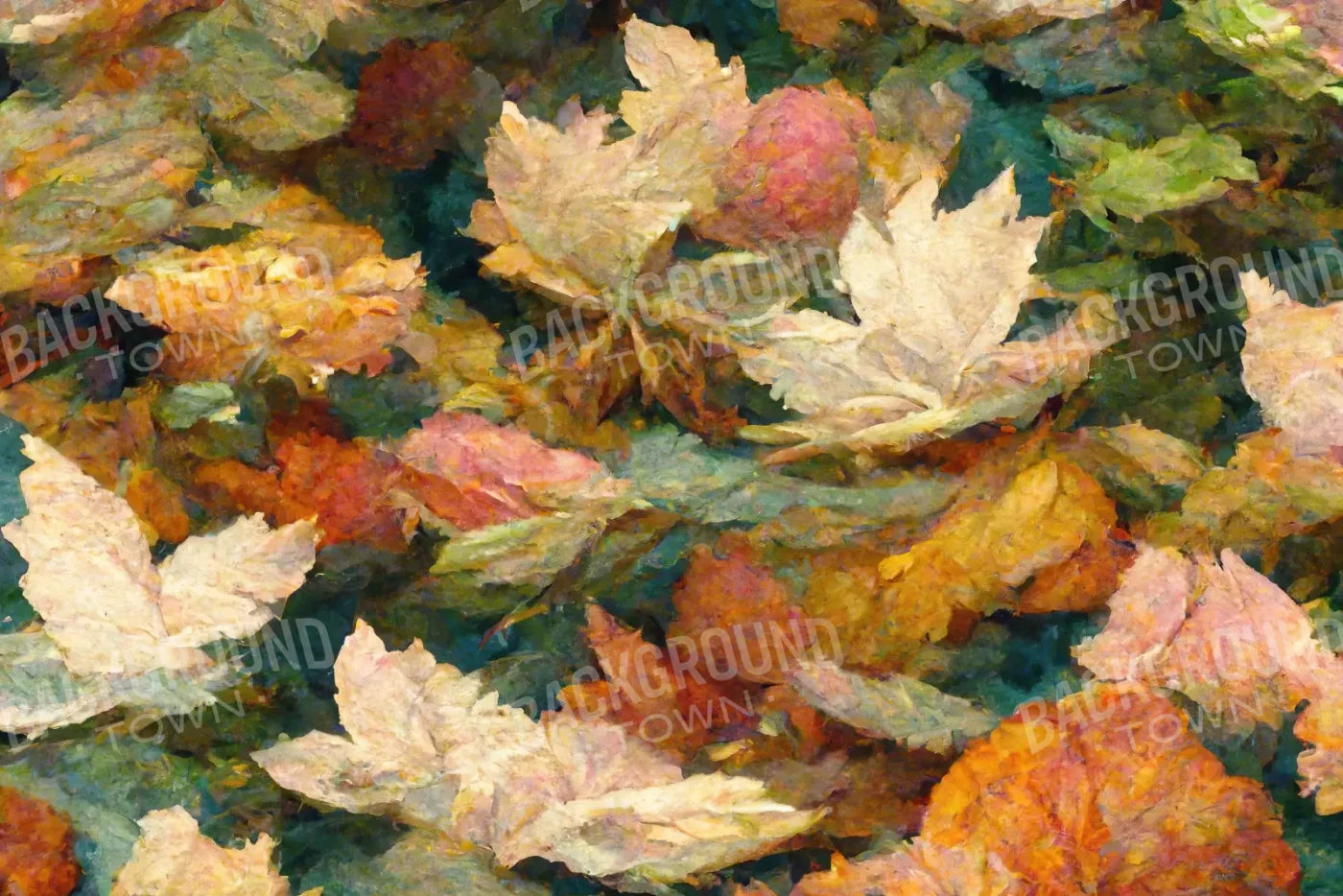 Dewy Leaves 12’X8’ Ultracloth (144 X 96 Inch) Backdrop
