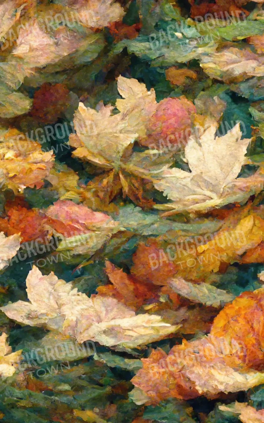 Dewy Leaves 5’X8’ Ultracloth (60 X 96 Inch) Backdrop