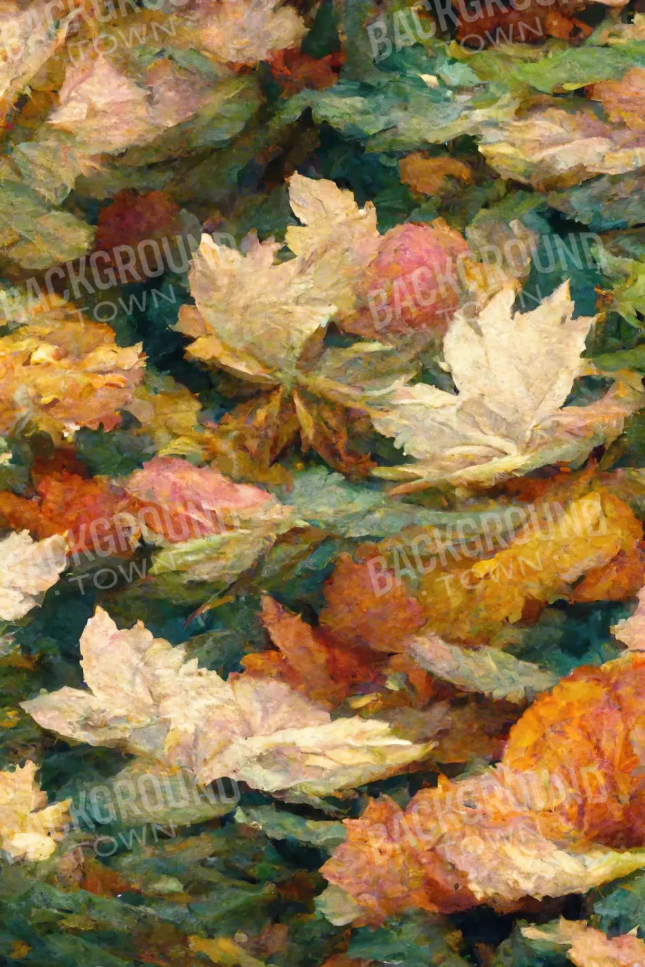 Dewy Leaves 8’X12’ Ultracloth (96 X 144 Inch) Backdrop