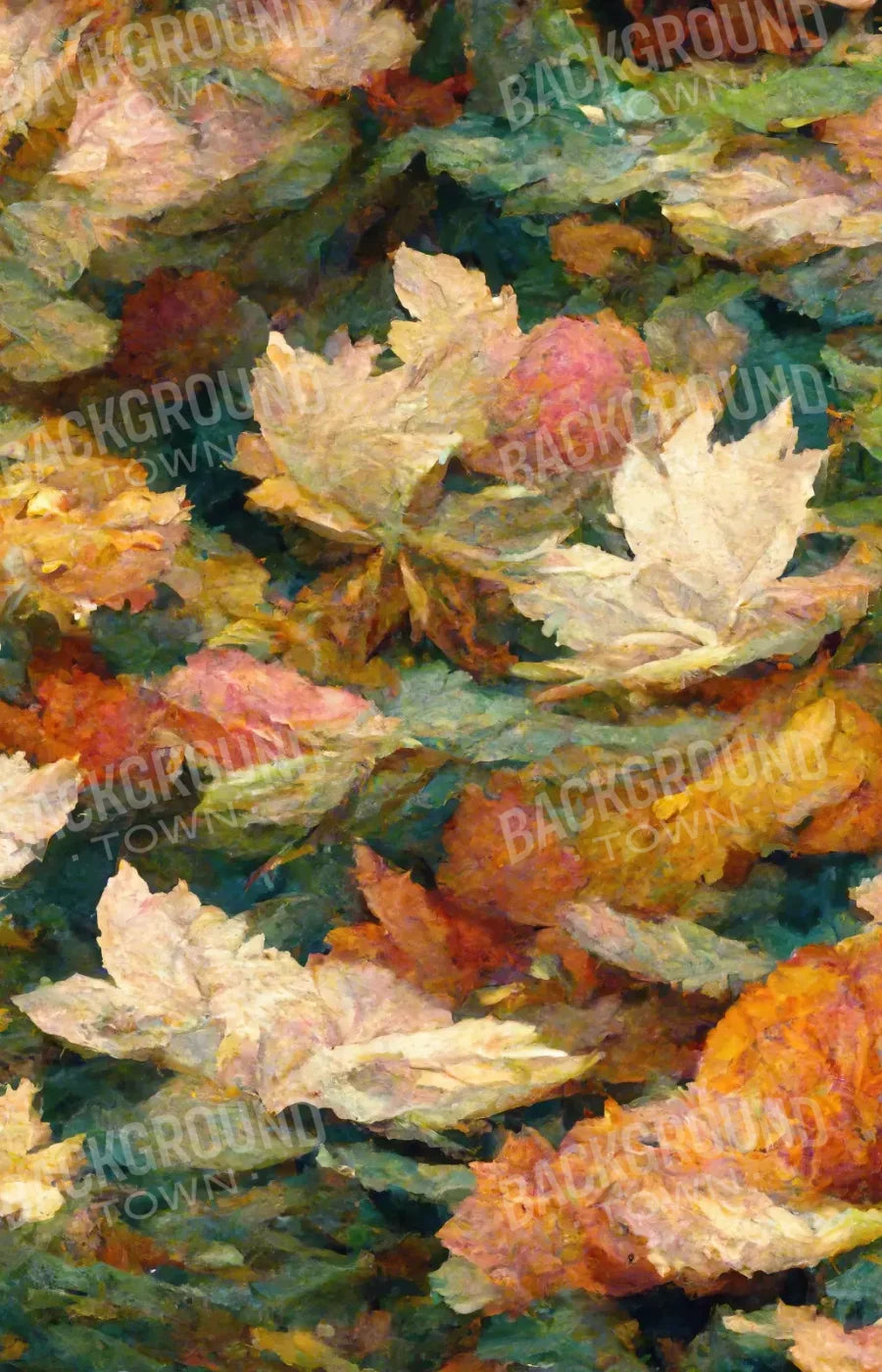 Dewy Leaves 9’X14’ Ultracloth (108 X 168 Inch) Backdrop