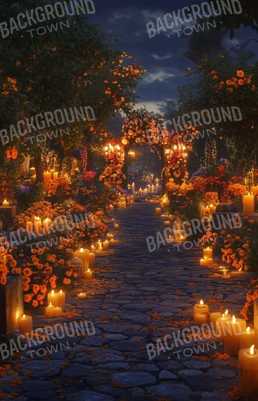 Dia De Los Muertos I 9’X14’ Ultracloth (108 X 168 Inch) Backdrop