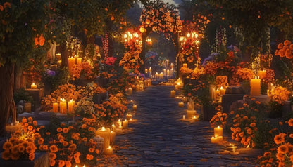 Dia De Los Muertos I 14’X8’ Ultracloth (168 X 96 Inch) Backdrop